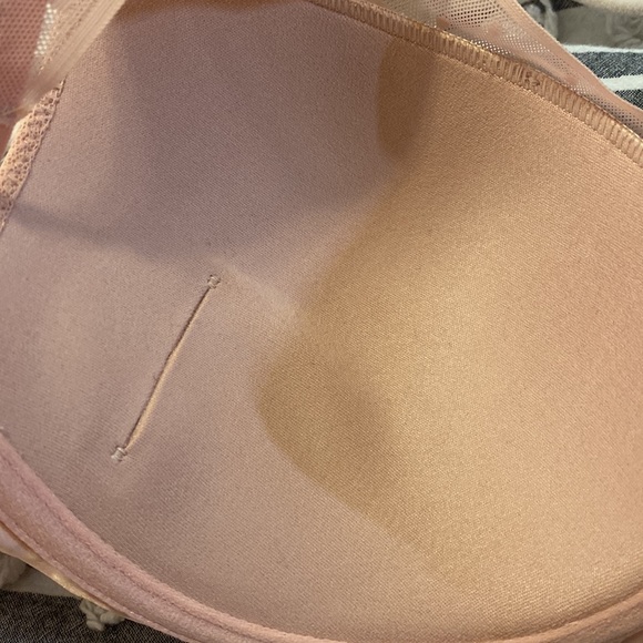 Aerie blush Real Power Plunge bra with rose gold hardware - Picture 6 of 7